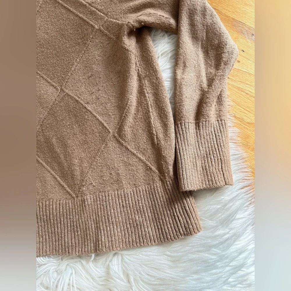 Banana Republic textured mock neck sweater